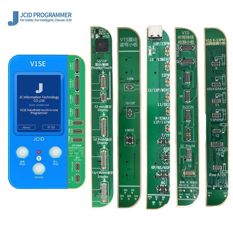  JC V1SE Cell Phone Code Reader Programmer for iPhone 7 - 13 | Complete with 6 Modules