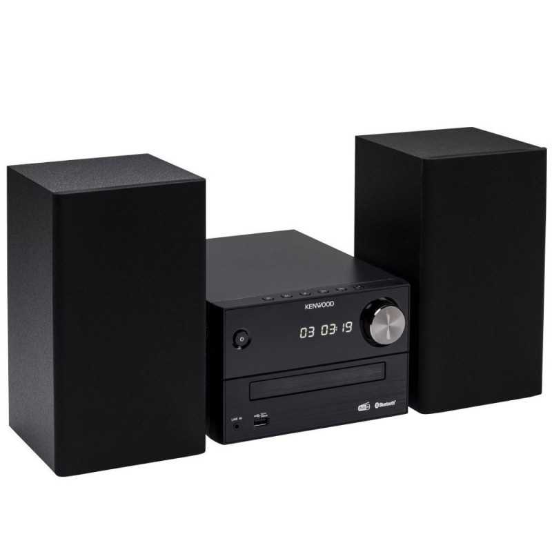 KENWOOD Micro Hi-Fi system with CD, USB, DAB+ and Bluetooth audio streaming M-420DAB | Black KENWOOD Micro Hi-Fi system with CD, USB, DAB+ and Bluetooth audio streaming M-420DAB | Black
