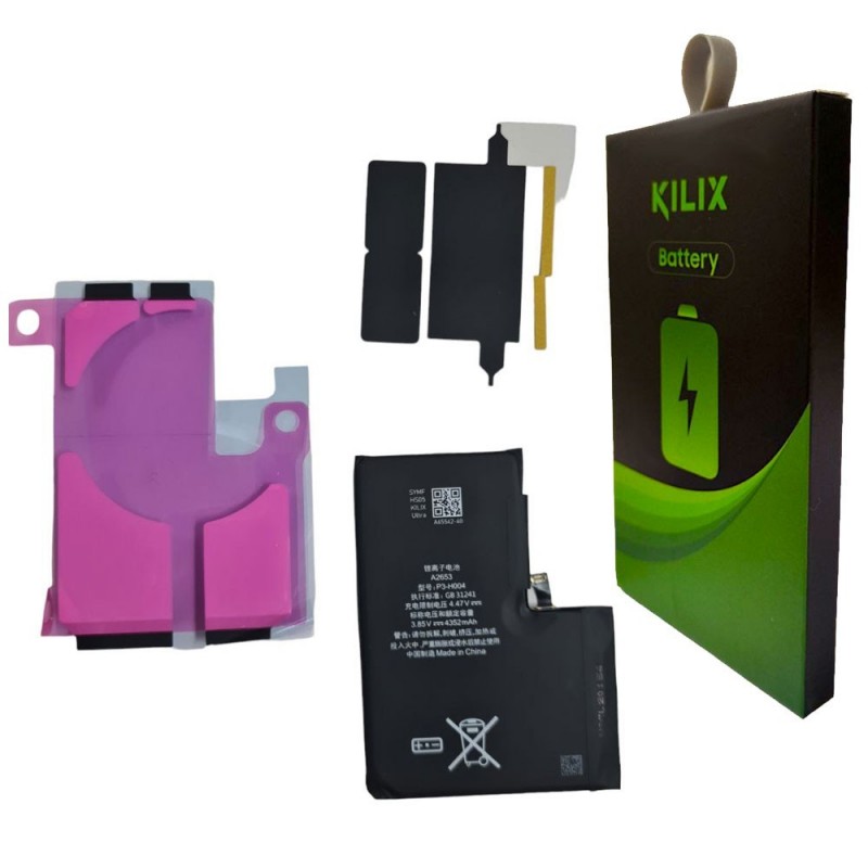 KILIX SELECT DECODE ULTRA Compatible Battery for Apple iPhone 13 Pro Max A2643 A2484 A2641 A2644 A2645 4352mAh NO POP UP