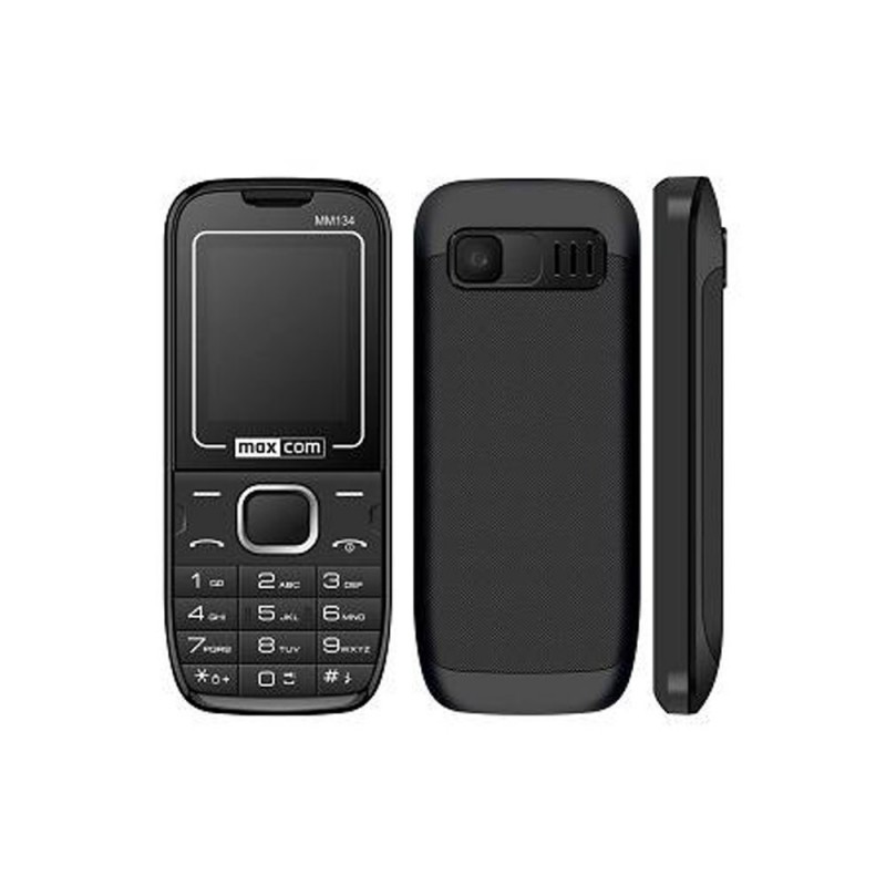 Maxcom Cellulare Mobile MM134 CZ Telefono Dual SIM | Nero