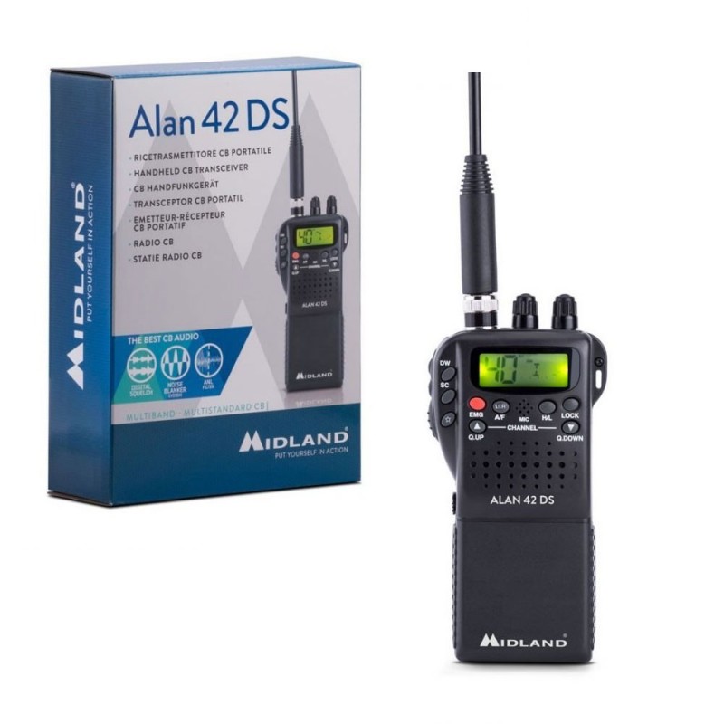 MIDLAND ALAN 42 DS CB Radio Portable AM/FM Transceiver