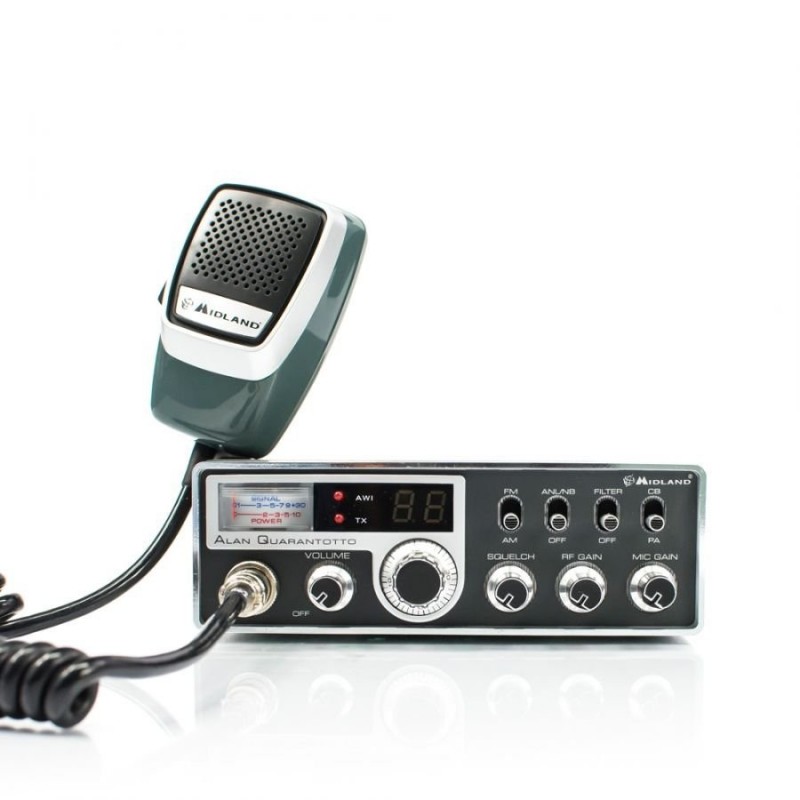 MIDLAND ALAN 48 Quarantotto Radio CB Ricetrasmittente Veicolare 40 Can. AM/FM RICONDIZIONATO