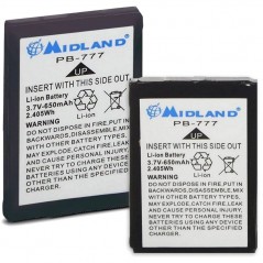 Foto di MIDLAND Batteria Li-On 650mAh 3.7V Per Midland 777 e Onda Radio - MIDLAND
