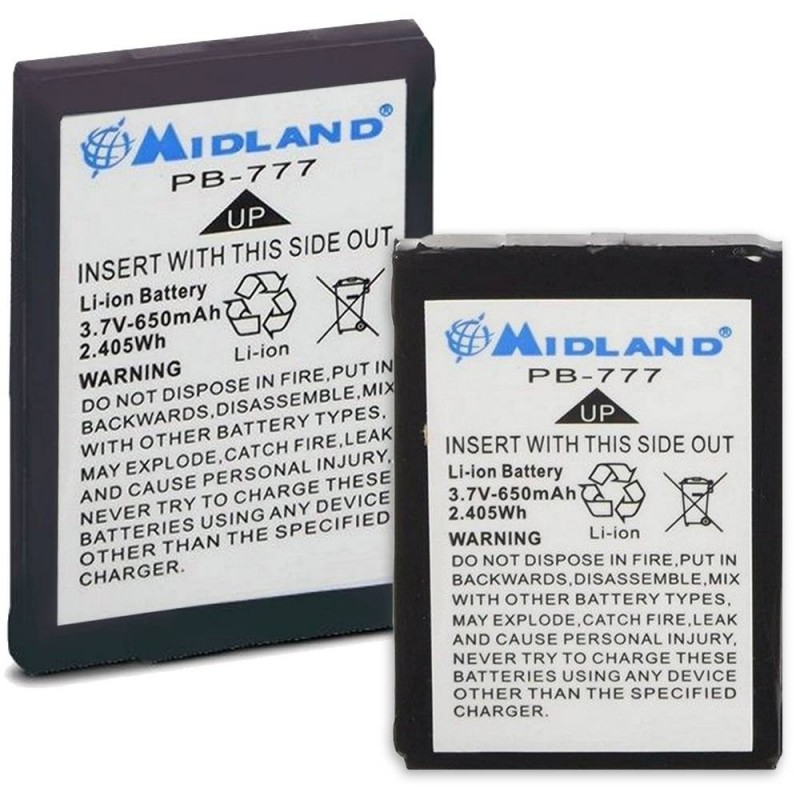 MIDLAND Li-On Battery 650mAh 3.7V For Midland 777 and Onda Radio