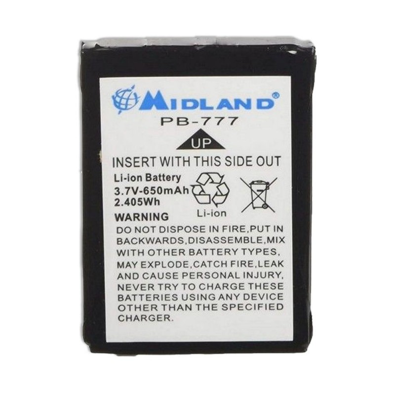 MIDLAND Li-On Battery 650mAh 3.7V For Midland 777 and Onda Radio