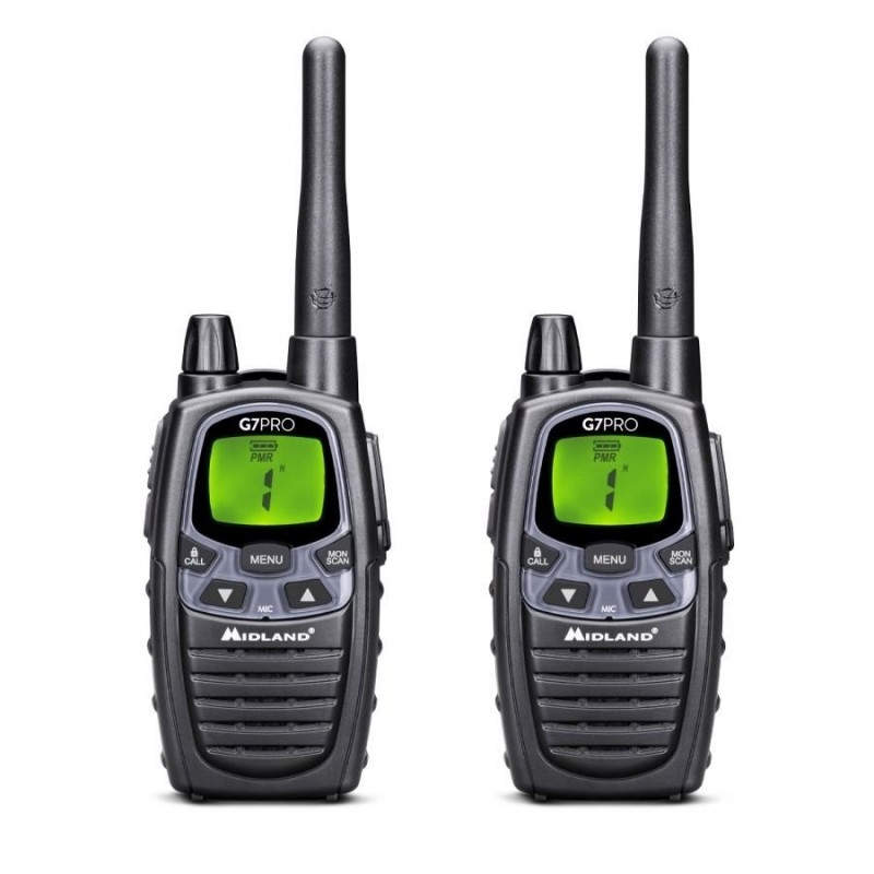 MIDLAND G7 PRO TWIN PACK RADIO RICETRASMITTENTE PORTATILE WALKIE TALKIE LPD/PMR