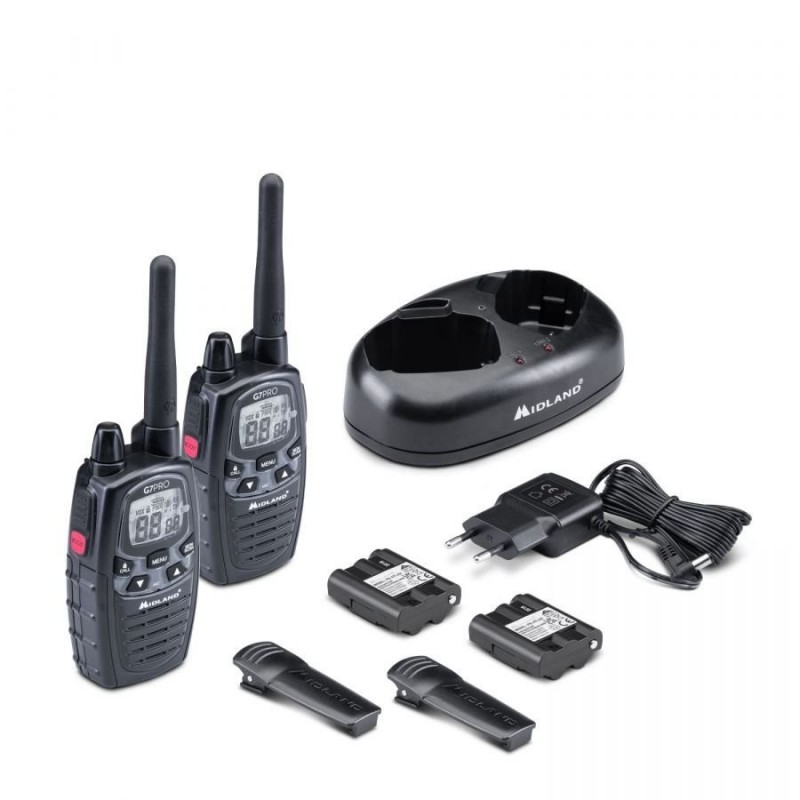 MIDLAND G7 PRO TWIN PACK RADIO RICETRASMITTENTE PORTATILE WALKIE TALKIE LPD/PMR