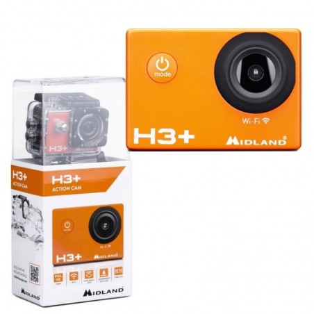 Scopri MIDLAND H3+ ACTION CAM FULL HD 1080p Wi-fi 4 Videocamera con Custodia Waterproof 30MT Accessori Inclusi in dettaglio
