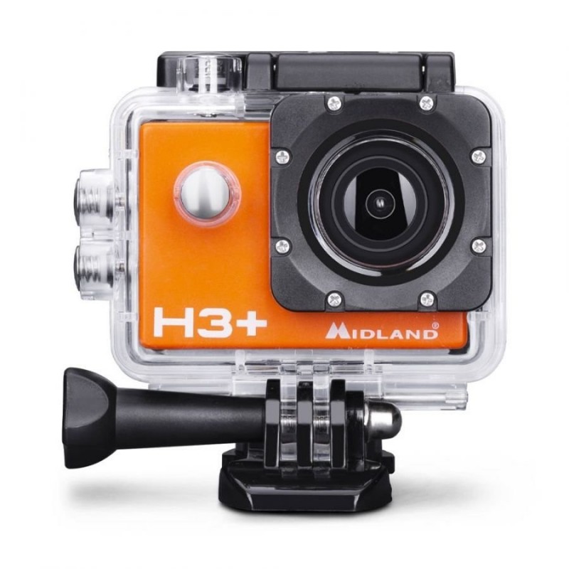 MIDLAND H3+ ACTION CAM FULL HD 1080p Wi-fi 4 Video Camera with Waterproof Case 30MT Accessories Included MIDLAND H3+ ACTION CAM FULL HD 1080p Wi-fi 4 Video Camera with Waterproof Case 30MT Accessories Included