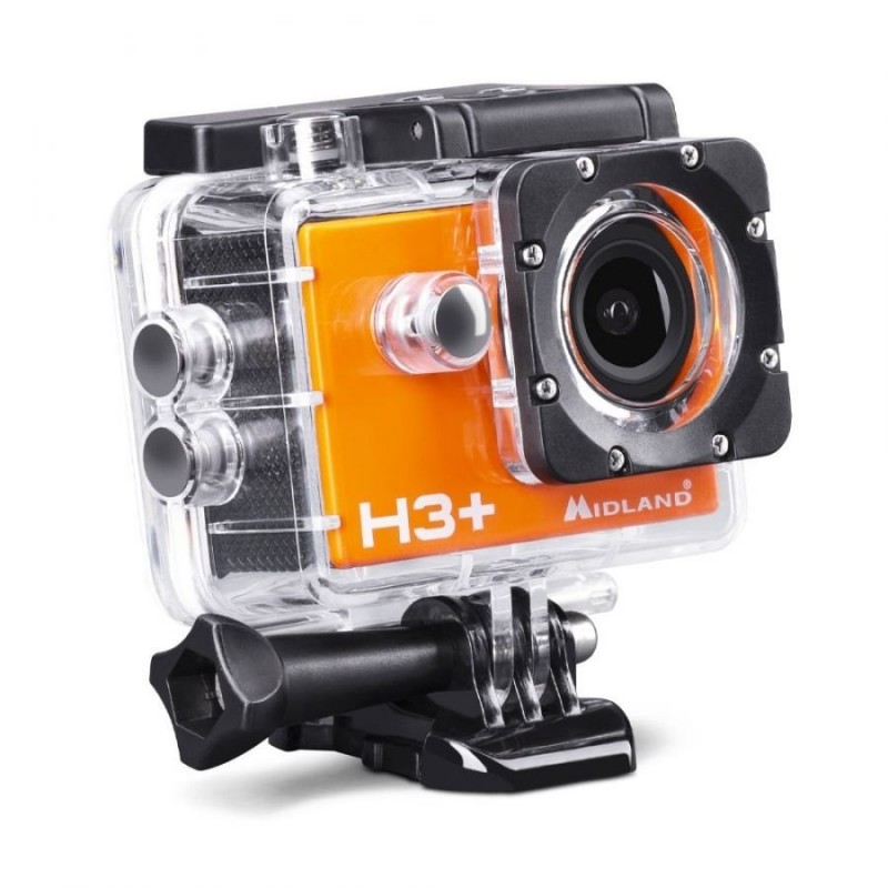 MIDLAND H3+ ACTION CAM FULL HD 1080p Wi-fi 4 Video Camera with Waterproof Case 30MT Accessories Included MIDLAND H3+ ACTION CAM FULL HD 1080p Wi-fi 4 Video Camera with Waterproof Case 30MT Accessories Included