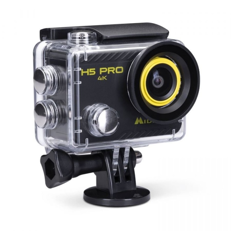 MIDLAND H5 PRO ACTION CAM 4K WI-FI Video Camera with 30MT Waterproof Case Accessories Included MIDLAND H5 PRO ACTION CAM 4K WI-FI Video Camera with 30MT Waterproof Case Accessories Included