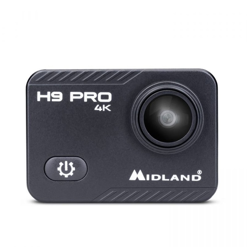 MIDLAND H9 PRO ACTION CAM 4K WI-FI Video Camera with 30MT Waterproof Case Accessories Included