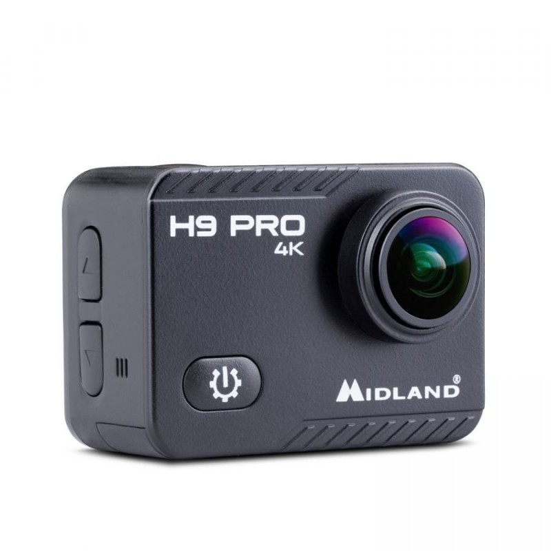 MIDLAND H9 PRO ACTION CAM 4K WI-FI Video Camera with 30MT Waterproof Case Accessories Included