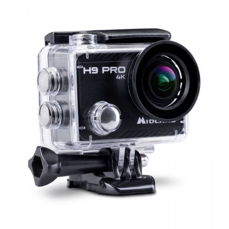 MIDLAND H9 PRO ACTION CAM 4K WI-FI Videocamera con Custodia Waterproof 30MT Accessori Inclusi MIDLAND H9 PRO ACTION CAM 4K WI-FI Videocamera con Custodia Waterproof 30MT Accessori Inclusi
