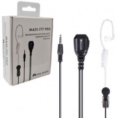 Immagine prodotto MIDLAND MA31-777 PRO Microfono con auricolare pneumatico e PTT 1 PIN Jack da 3,5mm