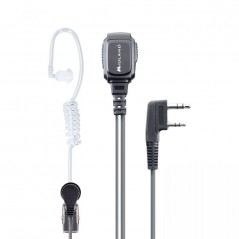 MIDLAND MA31-LK PRO Microphone with Pneumatic Earpiece No Vox with 2-Pin Kenwood Socket