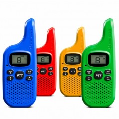 Midland XT5 4 Walkie Talkie Radio Ricetrasmettitori | Azzurro - Rosso - Blu - Verde