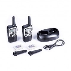 Midland XT50 Dual Band Walkie Talkie Radio Transceiver | Black