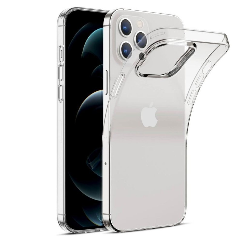 OEM Clear Cover 2.0mm Silicone Phone Case for iPhone 12 Pro Max | Transparent