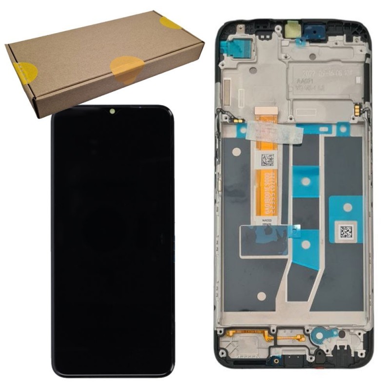 Oppo SERVICE PACK Display LCD ORIGINALE + Frame Per A16 / A16S | CPH2271 CPH2269