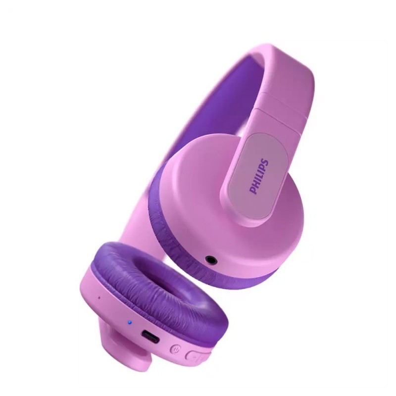 Philips Kids TAK4206 Wireless Bluetooth Headphones with Volume Limiting | Pink