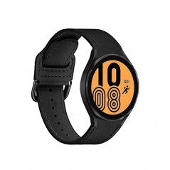 Acquista Puro Cinturino Classic in Pelle Per Samsung Galaxy Watch 4 e Watch 4 Classic | Nero in vendita