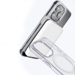 Puro Custodia in TPU con magneti integrati ''LITE MAG COVER'' per iPhone 14 Pro | Trasparente