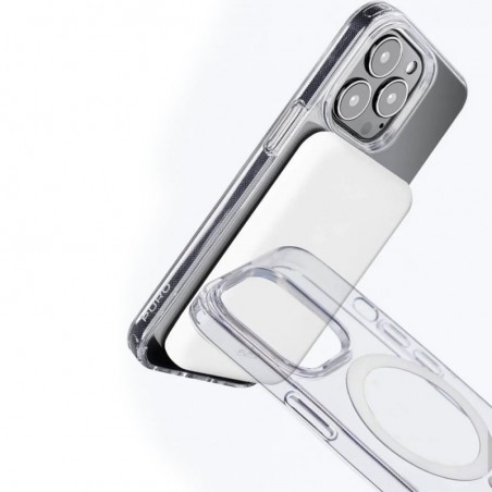 Puro Custodia in TPU con magneti integrati ''LITE MAG COVER'' per iPhone 14 Pro | Trasparente