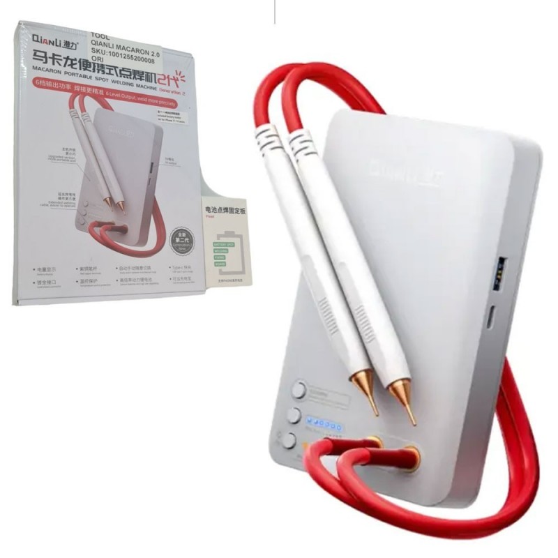QIANLI MACARON Portable Spot Welder Complete with 3 Templates for iPhone 11 - 12 - 13 - 14 Series