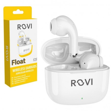 Photo of Rovi Auricolari True Wireless F25 FLOAT TWS Bianco - Rovi