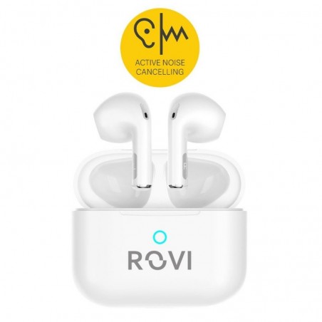 Rovi Y42 PODS True Wireless Bluetooth Earphones with Noise Cancelling White