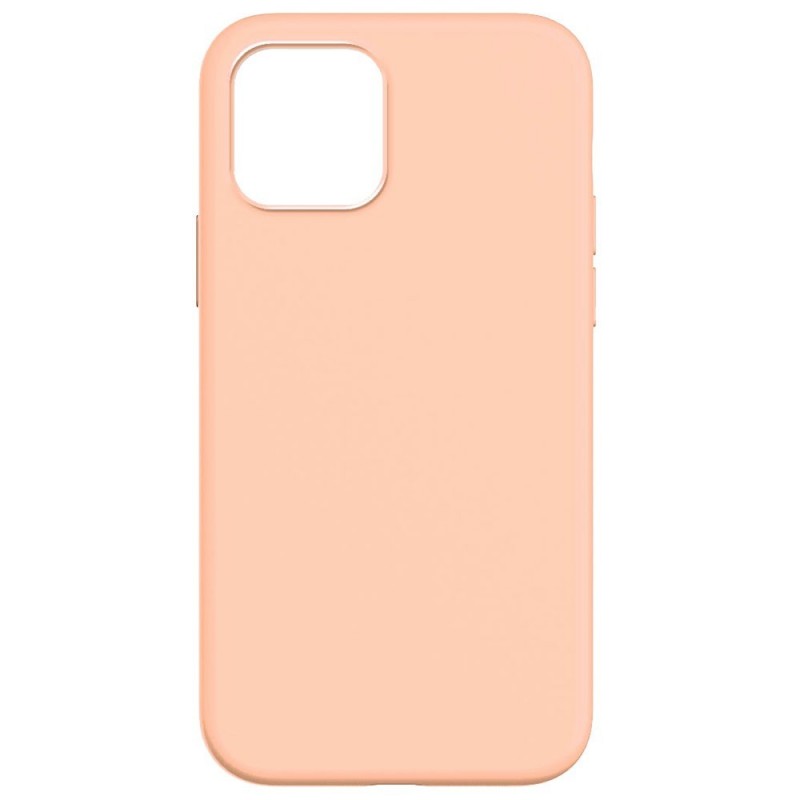 ROVI COLOUR Cover Morbida in Silicone Custodia Soft Touch Per iPhone 15 PRO Rosa Antico