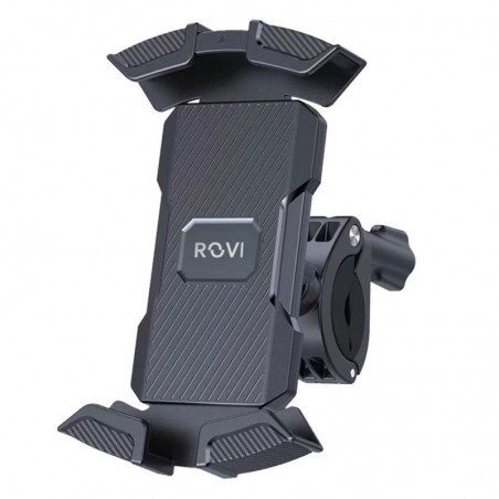 Rovi Driver Supporto Universale RIDER ZXC2 per Bici o Moto con Gancio | Nero