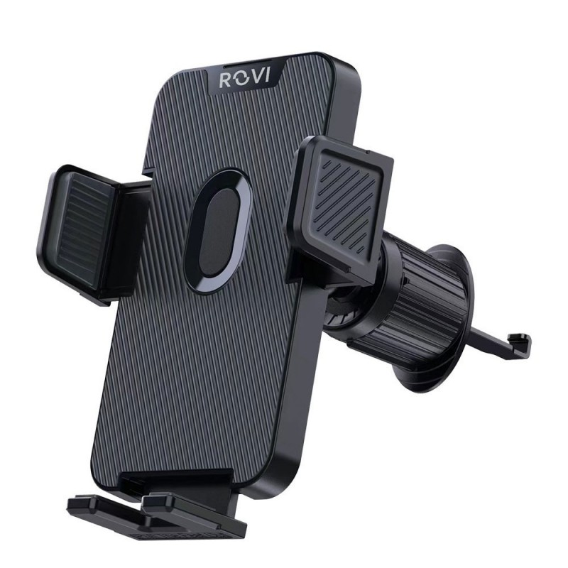 Rovi Driver Supporto Universale ZJC5 per Auto con Gancio | Nero