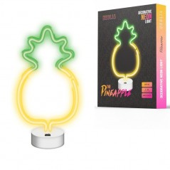 Photo of ROVI Forever Light Lampada Neon Luce Led Decorativo USB PLUG con Base | Ananas - Rovi