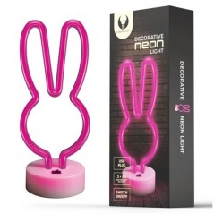Compra ROVI Forever Light Lampada Neon Luce Led Decorativo USB PLUG con Base | Coniglio online