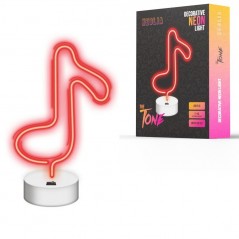 Foto di ROVI Forever Light Lampada Neon Luce Led Decorativo USB PLUG con Base | Nota - Rovi