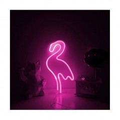 Immagine prodotto ROVI Forever Light Lampada Neon Luce Led Decorativo USB PLUG Switch On-Off | Flamingo