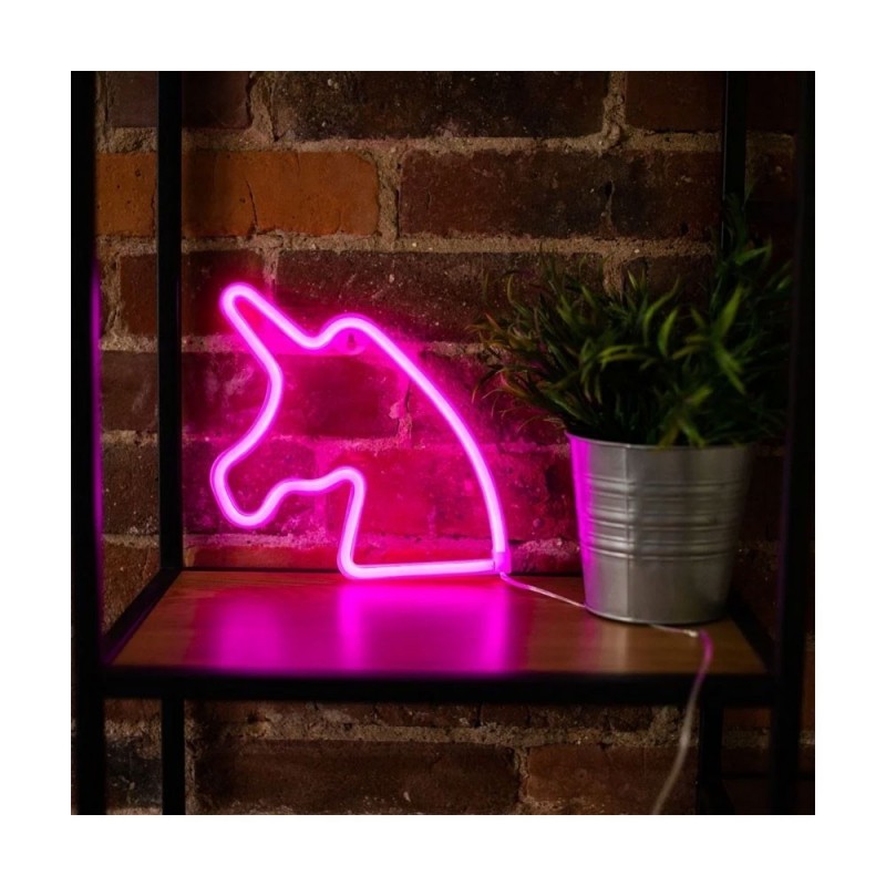 ROVI Forever Light Neon Lamp Decorative LED Light USB Plug On-Off Switch | Unicorn