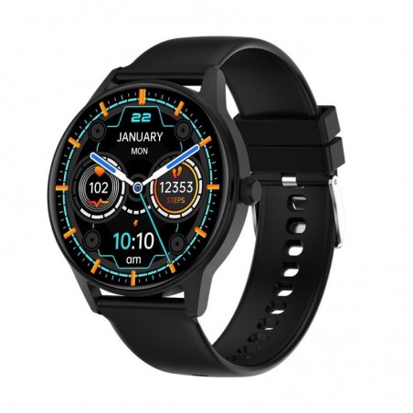 ROVI Krono TS87 Smartwatch Multifunction Watch 1.39" Black