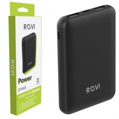 Buy ROVI POWER BANK OP-845A 5000MAH CARICABATTERIE PORTATILE 2 PORTE USB 1 USB-C | NERO online