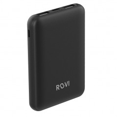 Discover ROVI POWER BANK OP-845A 5000MAH CARICABATTERIE PORTATILE 2 PORTE USB 1 USB-C | NERO details