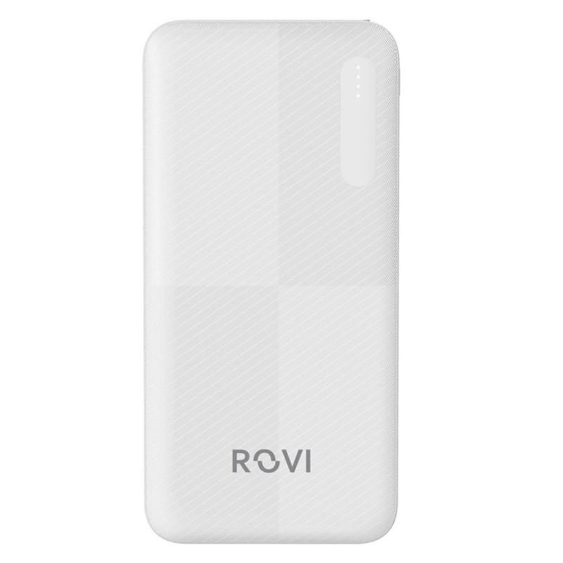 ROVI Power Bank OP-908 10000MAH Caricabatterie Portatile 2 Porte USB-A - 1 USB-C - 1 Micro Usb | Bianco ROVI Power Bank OP-908 10000MAH Caricabatterie Portatile 2 Porte USB-A - 1 USB-C - 1 Micro Usb | Bianco