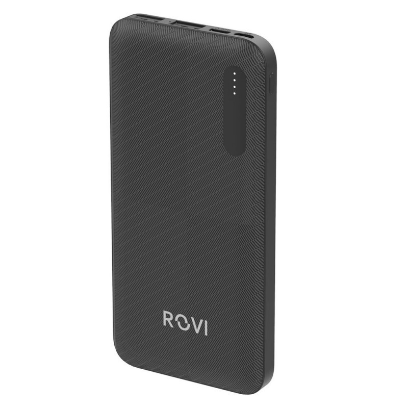 ROVI Power Bank OP-908 10000MAH Caricabatterie Portatile 2 Porte USB-A - 1 USB-C - 1 Micro Usb | Nero ROVI Power Bank OP-908 10000MAH Caricabatterie Portatile 2 Porte USB-A - 1 USB-C - 1 Micro Usb | Nero