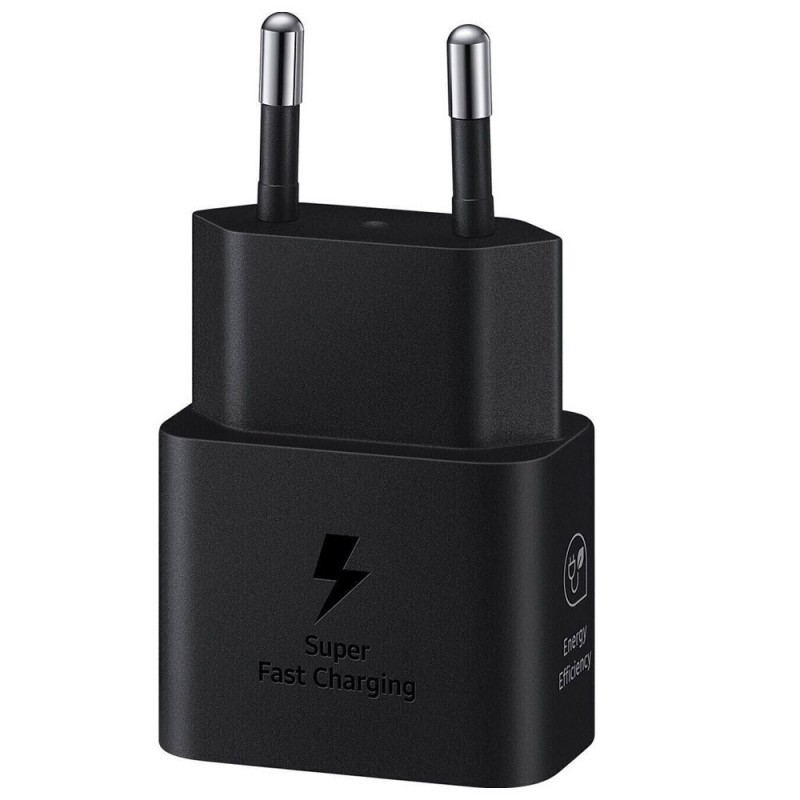 Samsung Adattatore USB-C EP-T2510NBEG Caricabatteria Ultra Fast 25W Type-C Blister | Nero