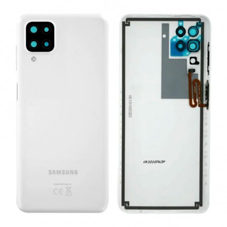 Buy Samsung Back Cover Originale Service Pack con Camera Frame per Galaxy A12 SM-A1275 A127 | Bianco online