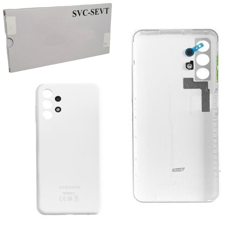 Samsung Back Cover Original Service Pack with Camera Frame for Galaxy A13 SM-A135 A137 | White