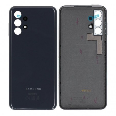 Samsung Back Cover Originale Service Pack con Camera Frame per Galaxy A13 SM-A135 A137 | Nero