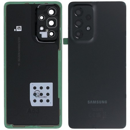 Samsung Original Back Cover Service Pack with Camera Frame for Galaxy A53 SM-A536 | Black