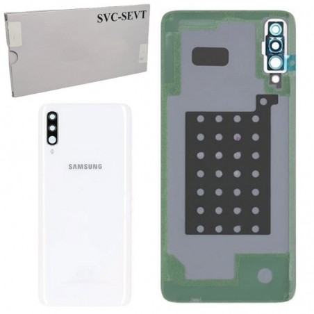 Photo of Samsung Back Cover Originale Service Pack con Camera Frame per Galaxy A70 SM-A705 | Bianco - Samsung
